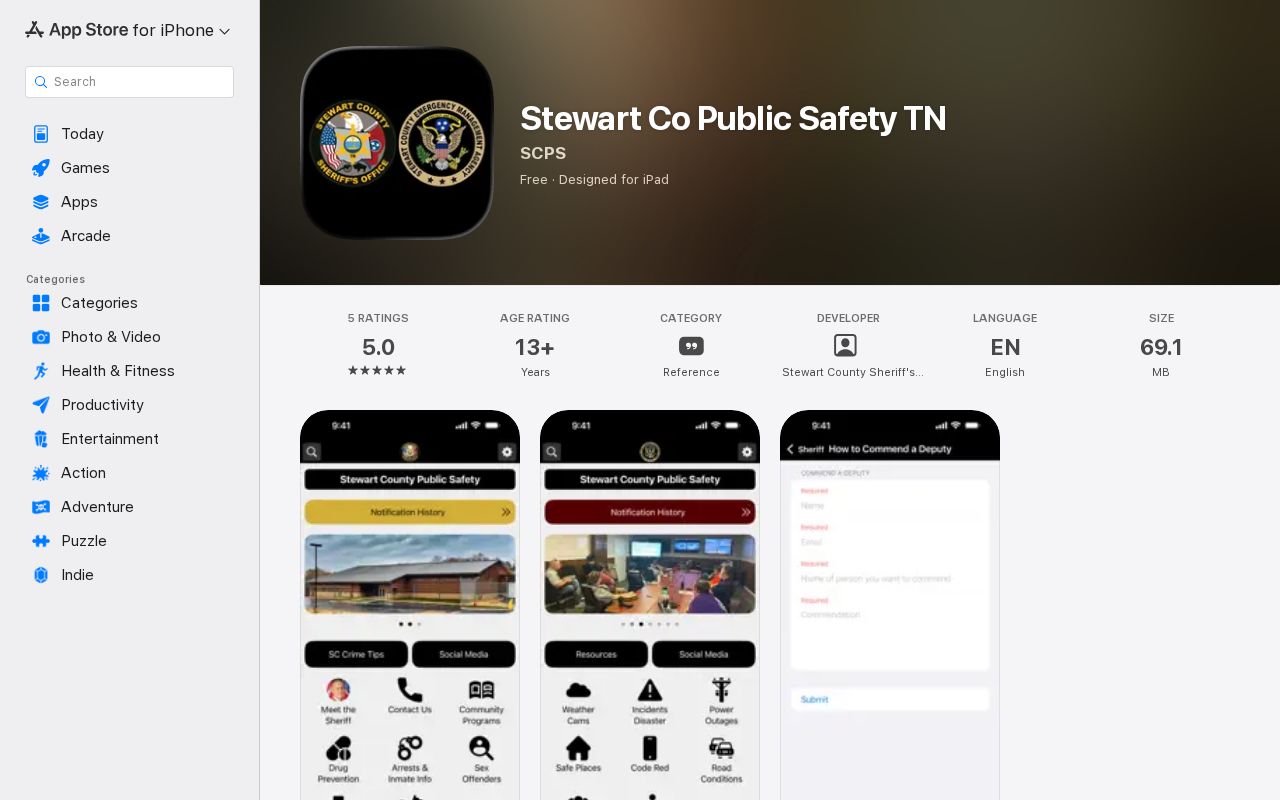 Stewart County arrest lookup public safety mobile app